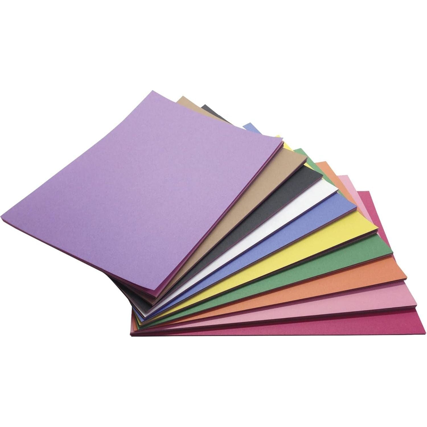 Construction Paper, 9 X 12 Inches, Assorted Colors, 500 Sheets - 1465886