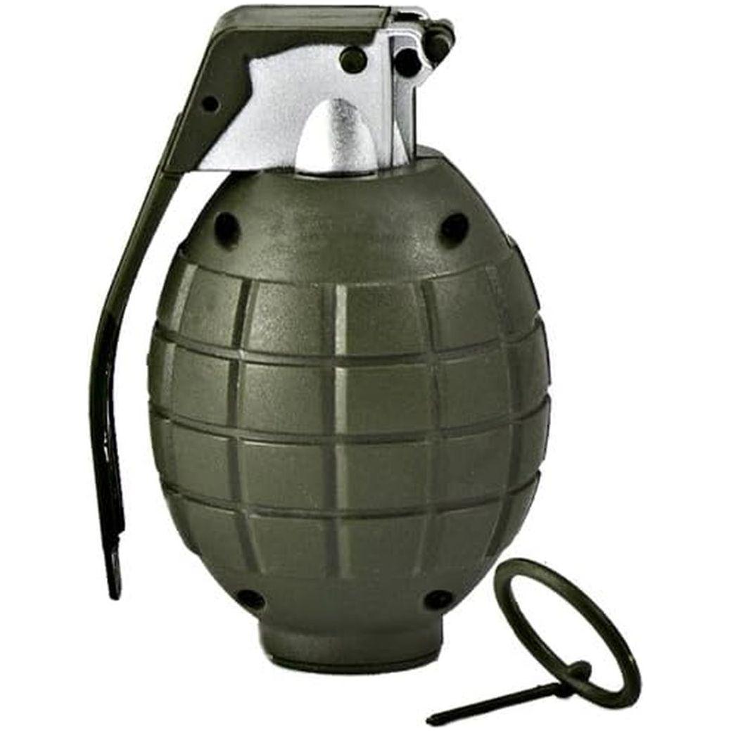 4 Pack Kids Toy Military Army Pretend Play Plastic Hand Grenades with Realistic Sound Effects & Flashing Light