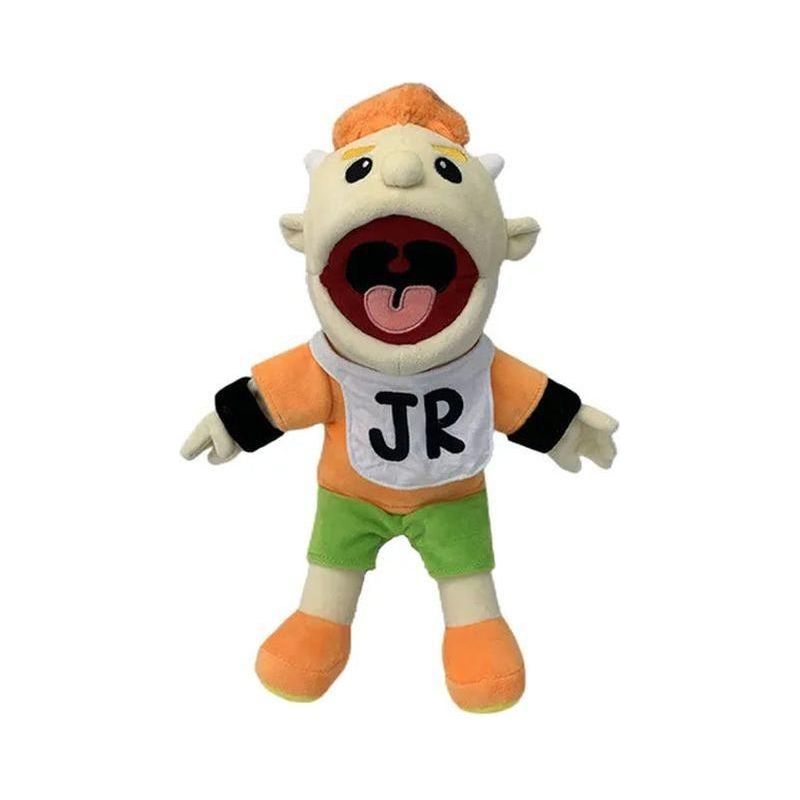 Jeffy Hand Puppet Feebee Rapper Zombie Plush Doll Toy Talk Show Muppet Parent-Child Activity Playhouse Gift for Kids