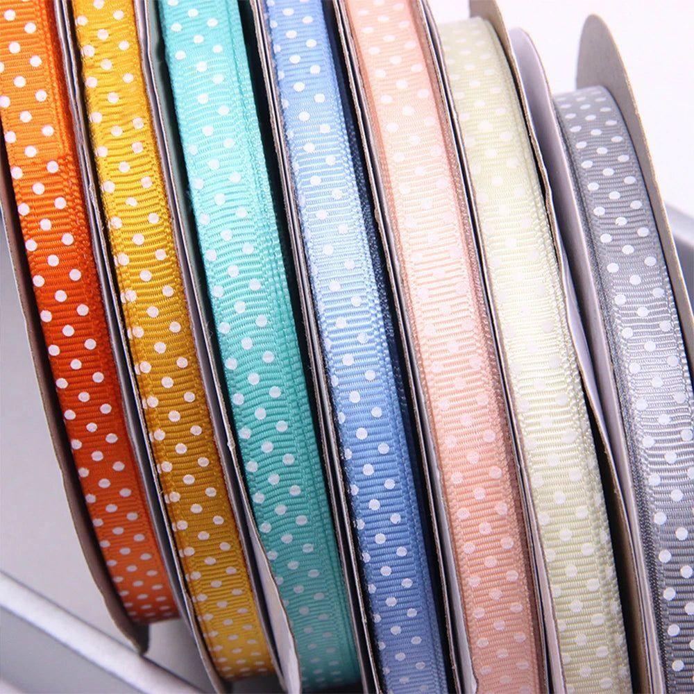 Polka Dot Ribbed Ribbons