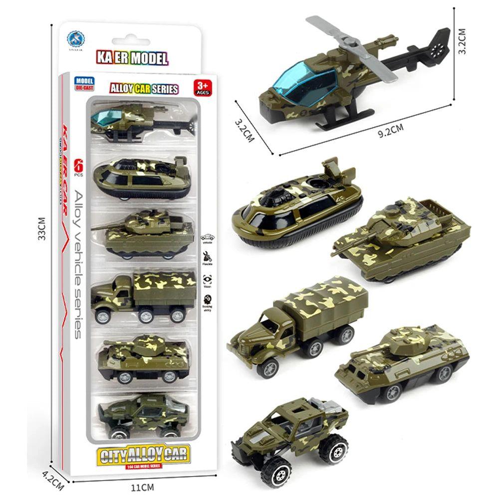 1:64 Alloy Car Miniature Military Truck Tank Collection Slide Vehicle Toy Airplane Submarine Model Boy Kids Toy Birthday Gift