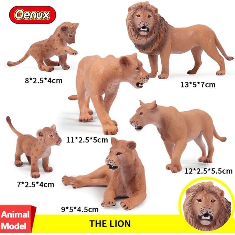 Lion Family Animal Figures