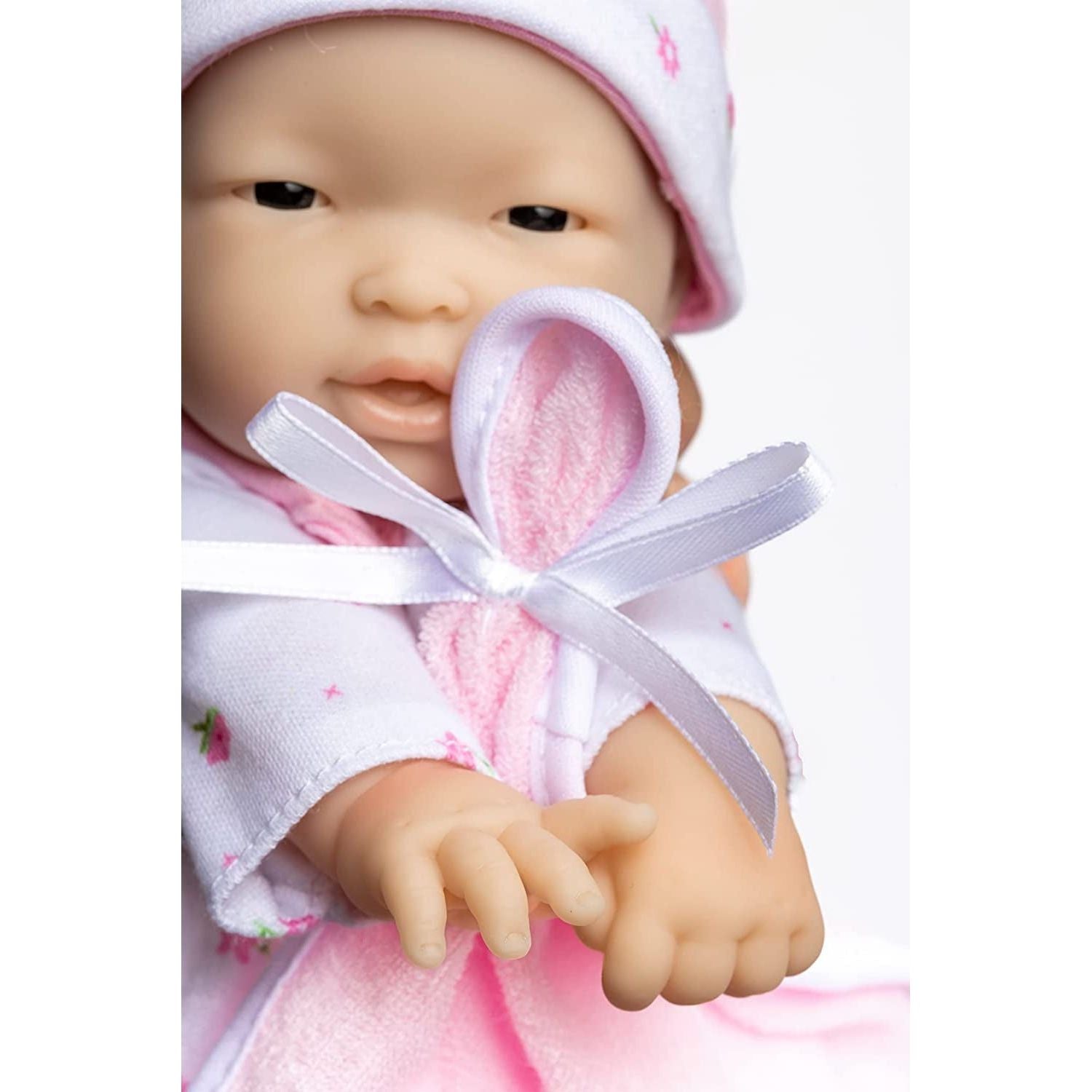 Berenguer 11" Asian La Baby Doll,Pink Asian