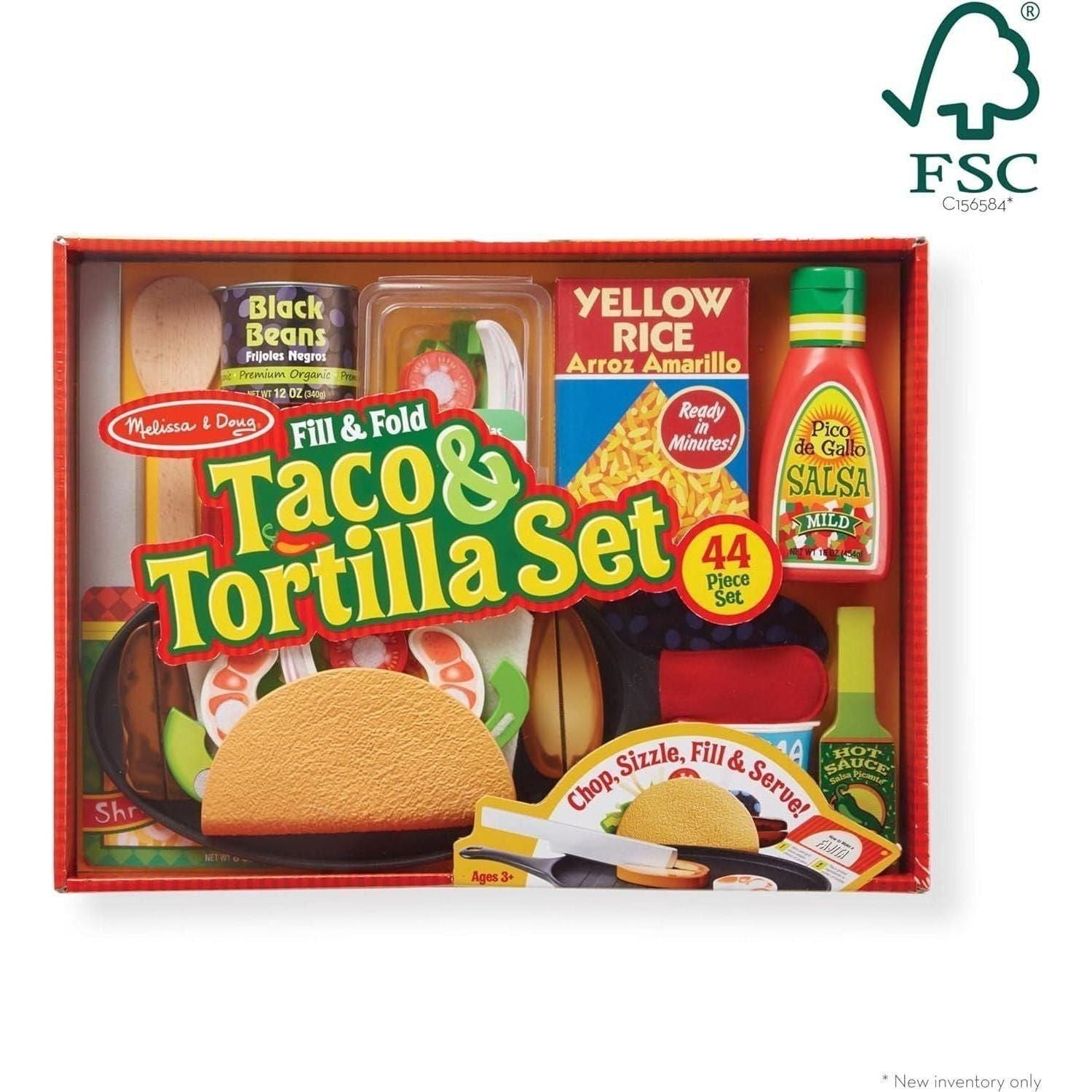 Taco & Tortilla Pretend Play Food