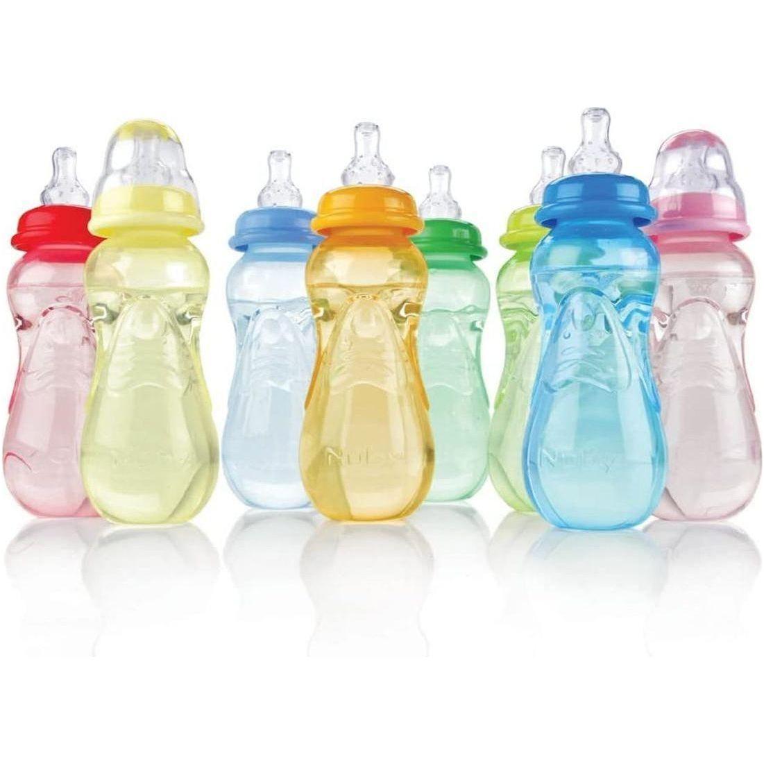 Non-Drip Standard Neck Bottles, 10 Ounce, Colors May Vary, 3 Count (Pack of 1)