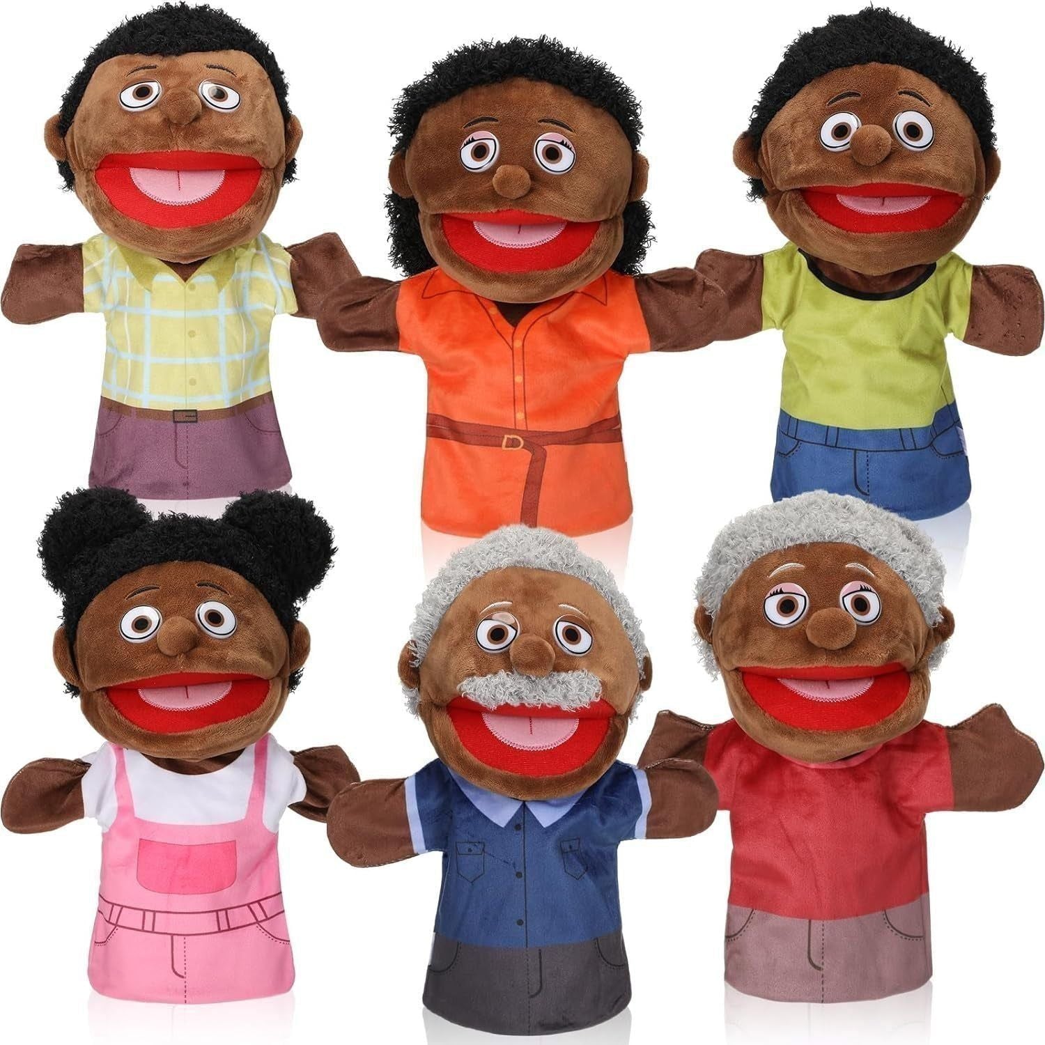 Family Hand Puppet Set (6 Count)