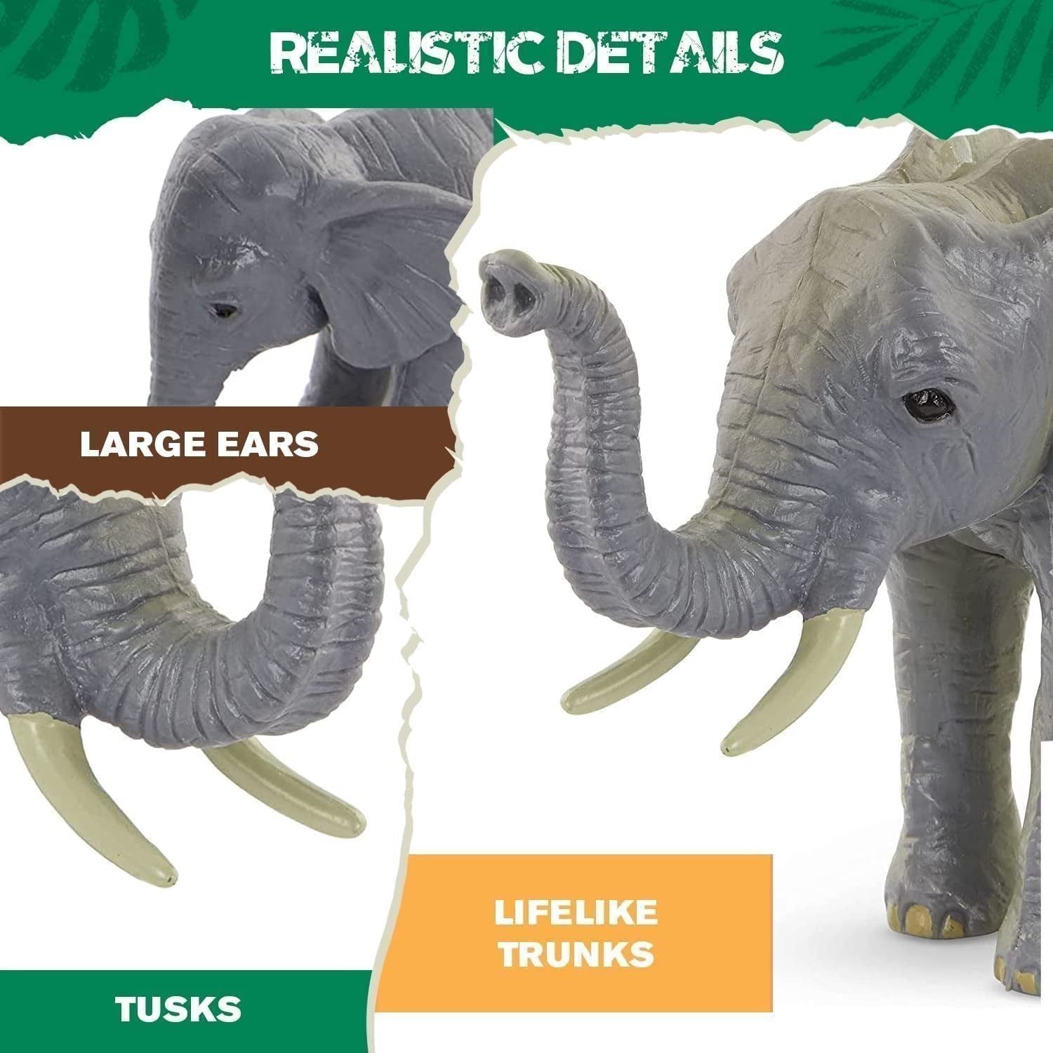 Elephant Family Animal Figures