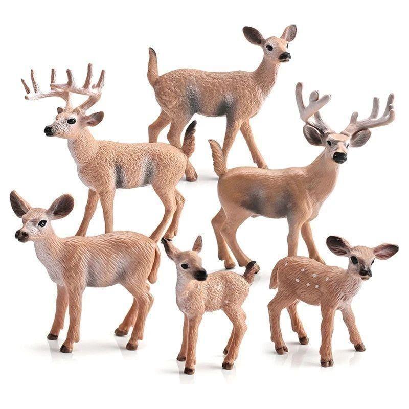 Deer Family Animal Figures