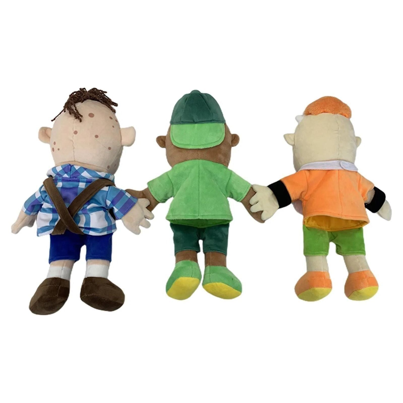 Jeffy Hand Puppet Feebee Rapper Zombie Plush Doll Toy Talk Show Muppet Parent-Child Activity Playhouse Gift for Kids