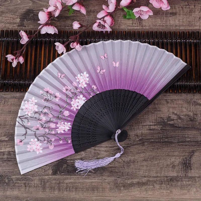 Cherry Blossom Folding Fans