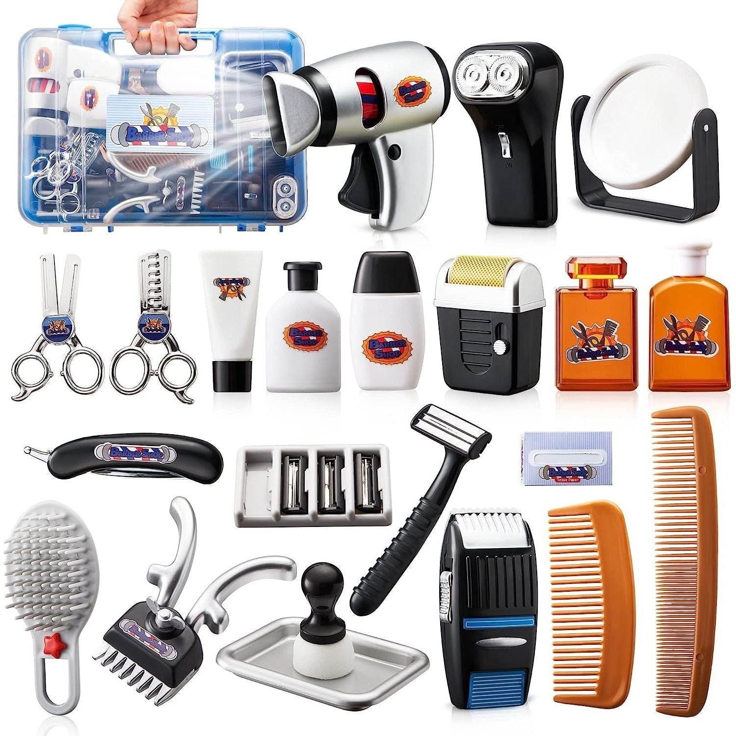 Pretend Play Barber Shaving & Grooming Kit