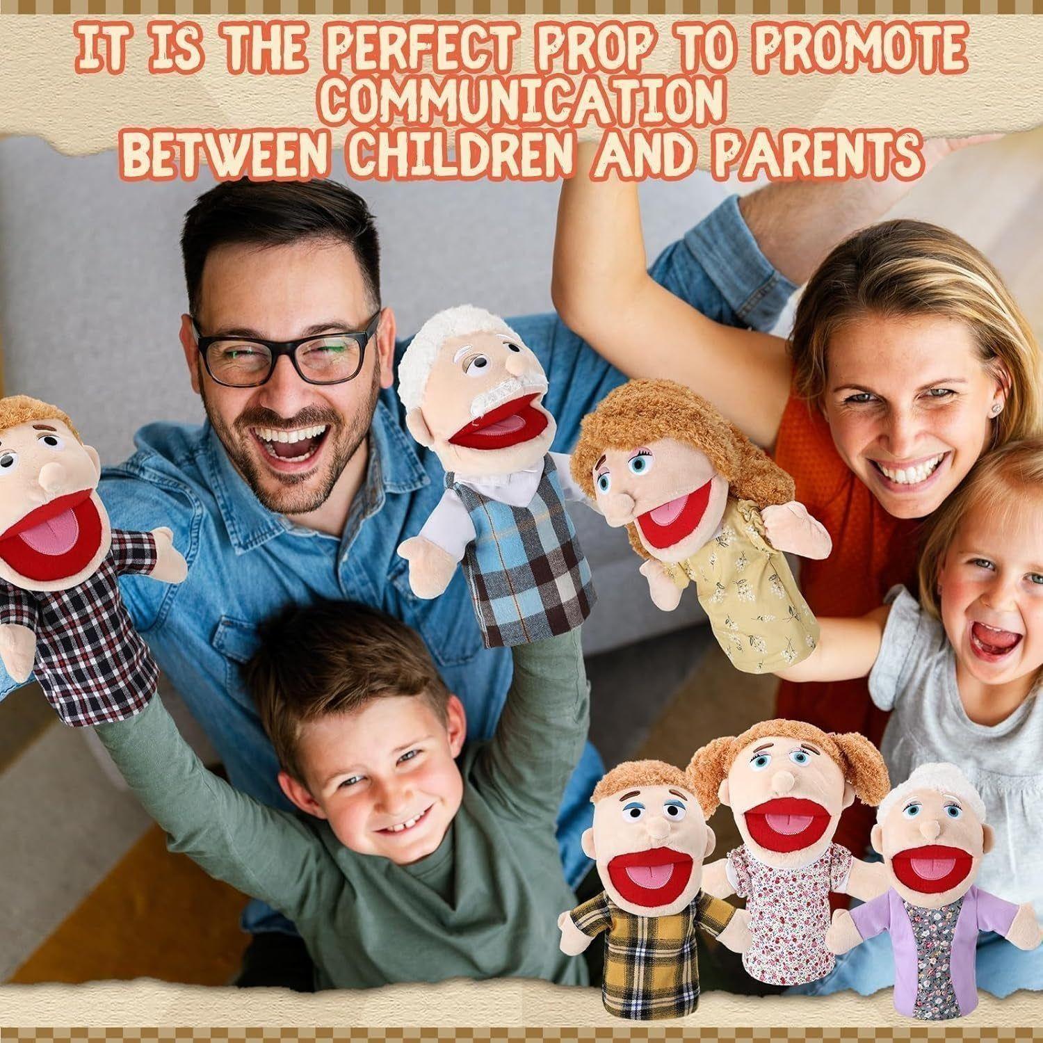 Family Hand Puppet Set (6 Count)