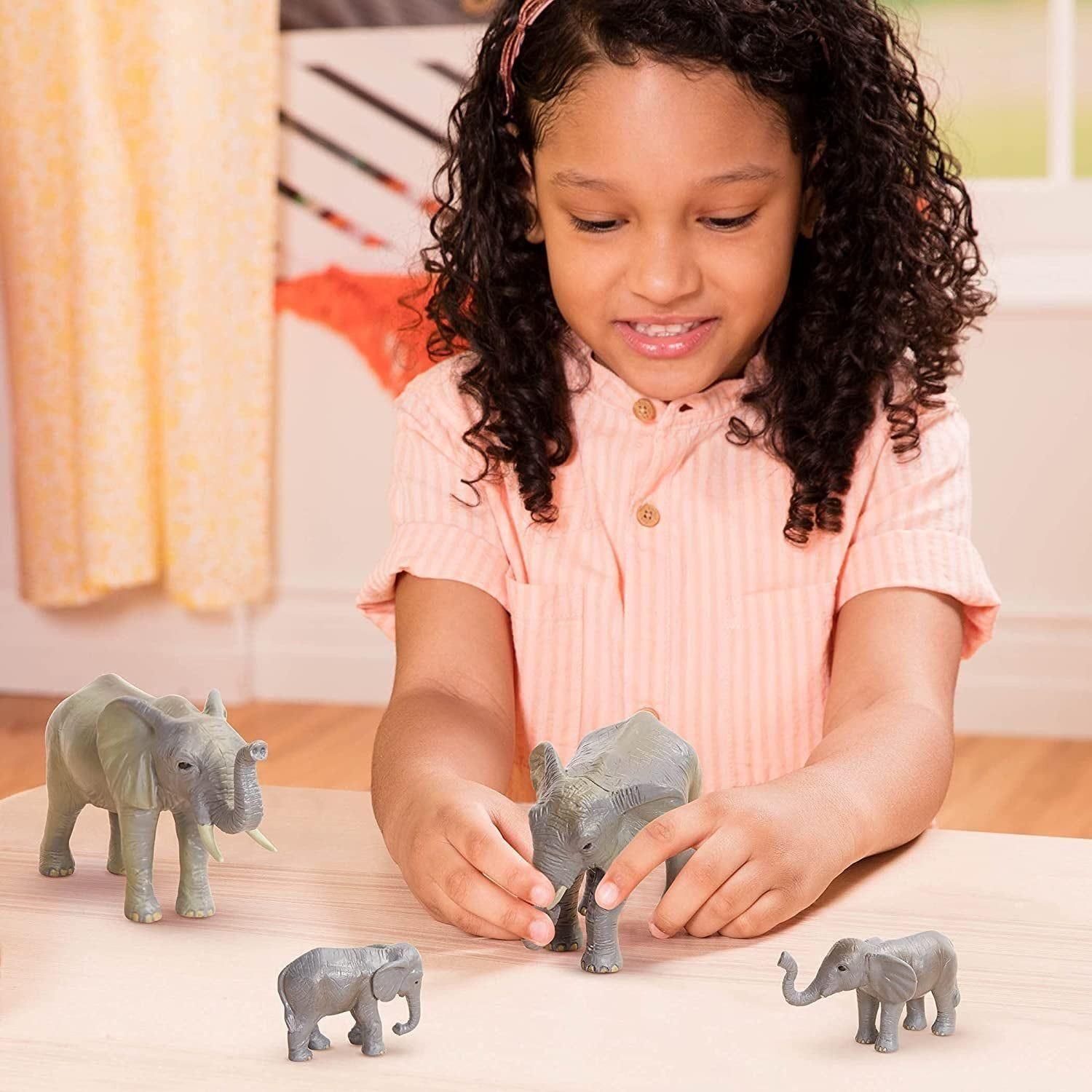 Elephant Family Animal Figures