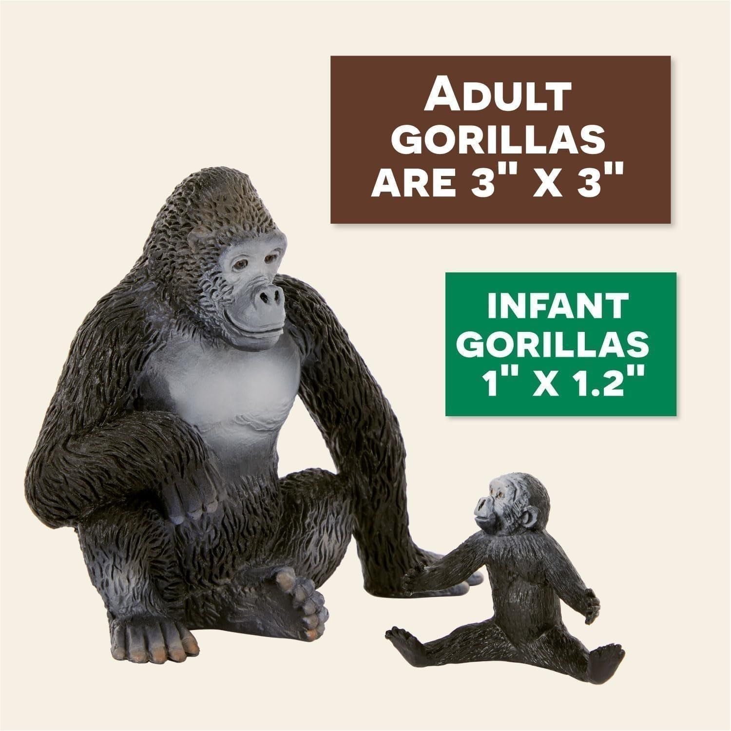 Gorilla Family Animal Figures