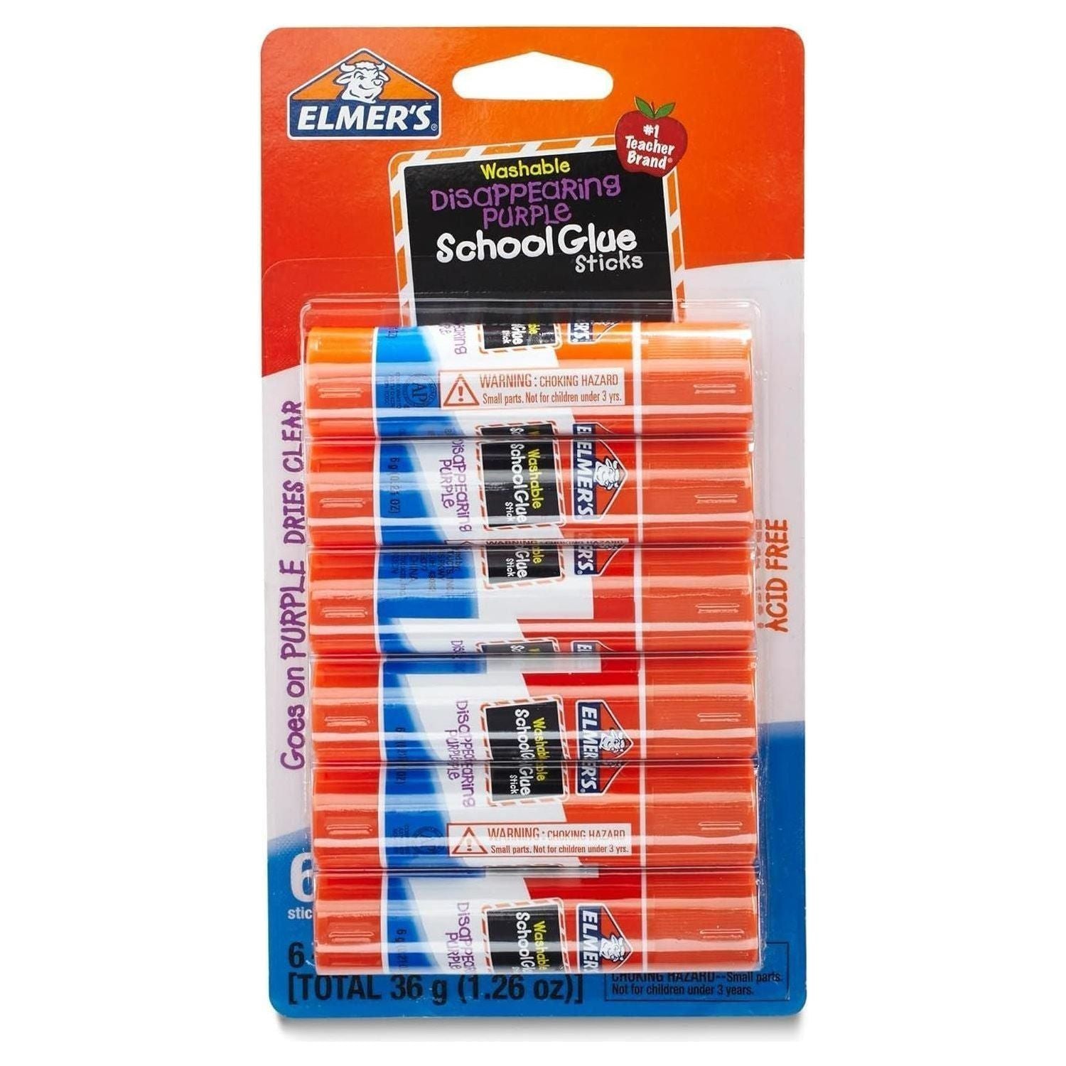 School Glue Sticks - 12 Count