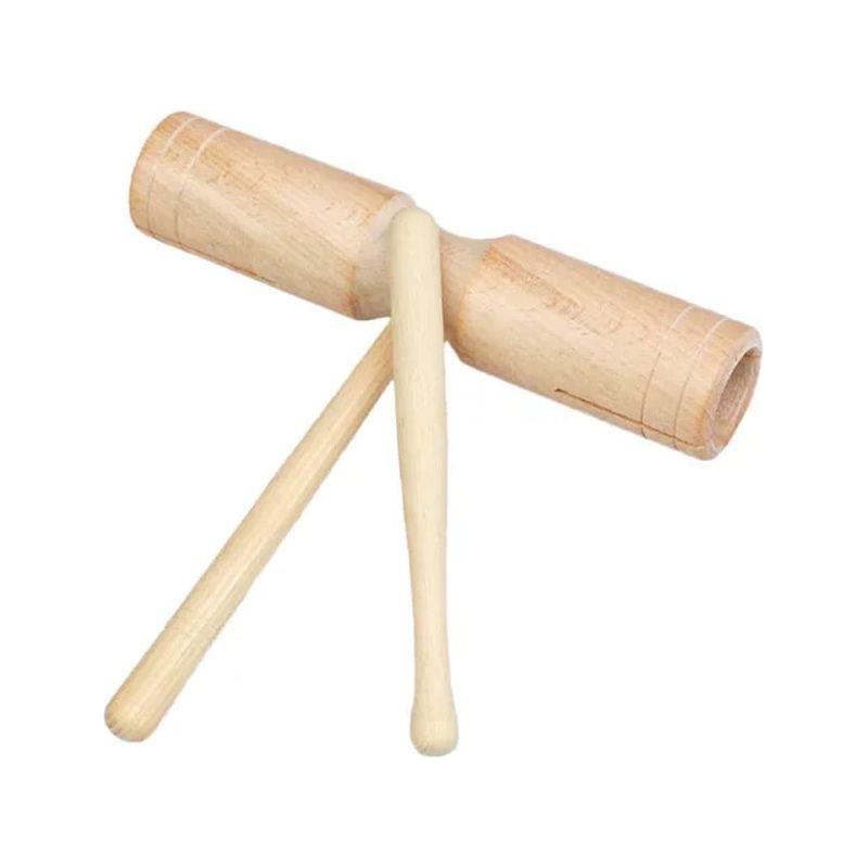 Wooden Musical Instruments for Children Montessori Educational Toy Natural Wood Music Instruments Set for Newborn Babies 0 12M