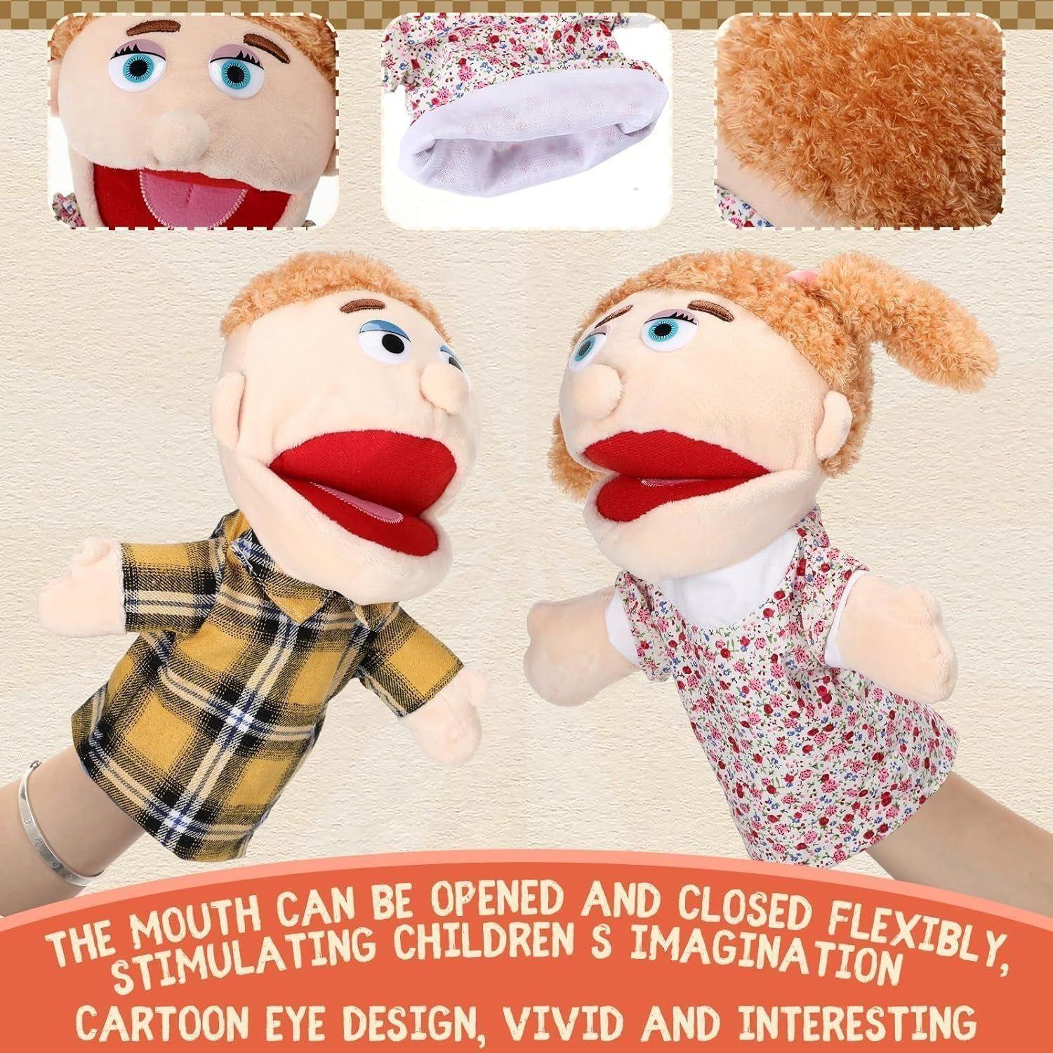 Family Hand Puppet Set (6 Count)