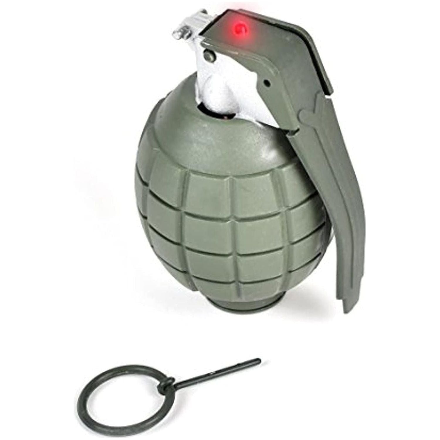 4 Pack Kids Toy Military Army Pretend Play Plastic Hand Grenades with Realistic Sound Effects & Flashing Light