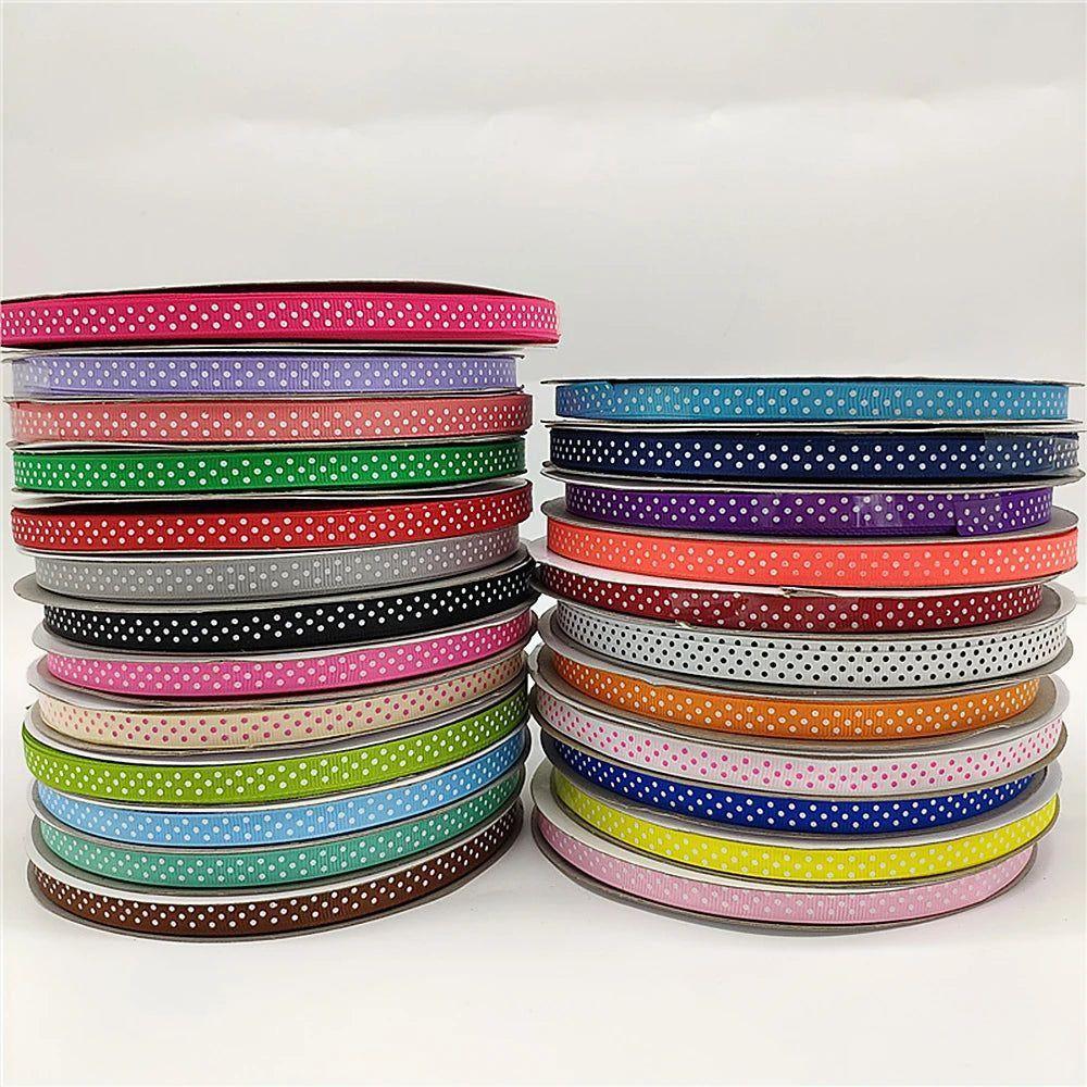 Polka Dot Ribbed Ribbons