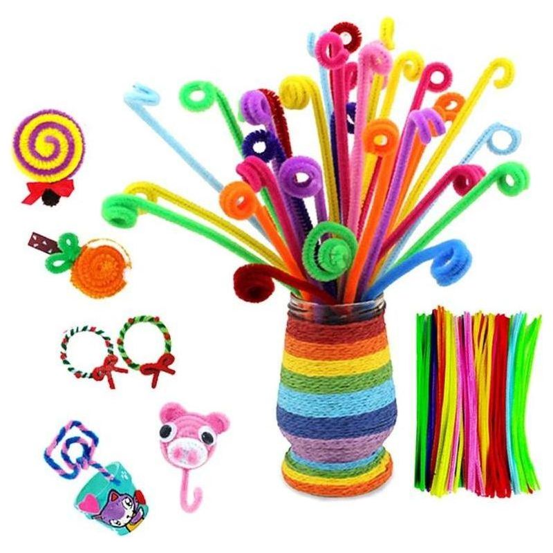 30Cm Colorful Chenille Stems Pipe Cleaners Kids Educational Toys Handmade Christmas Birthday Party Decordiy Craft Supplies