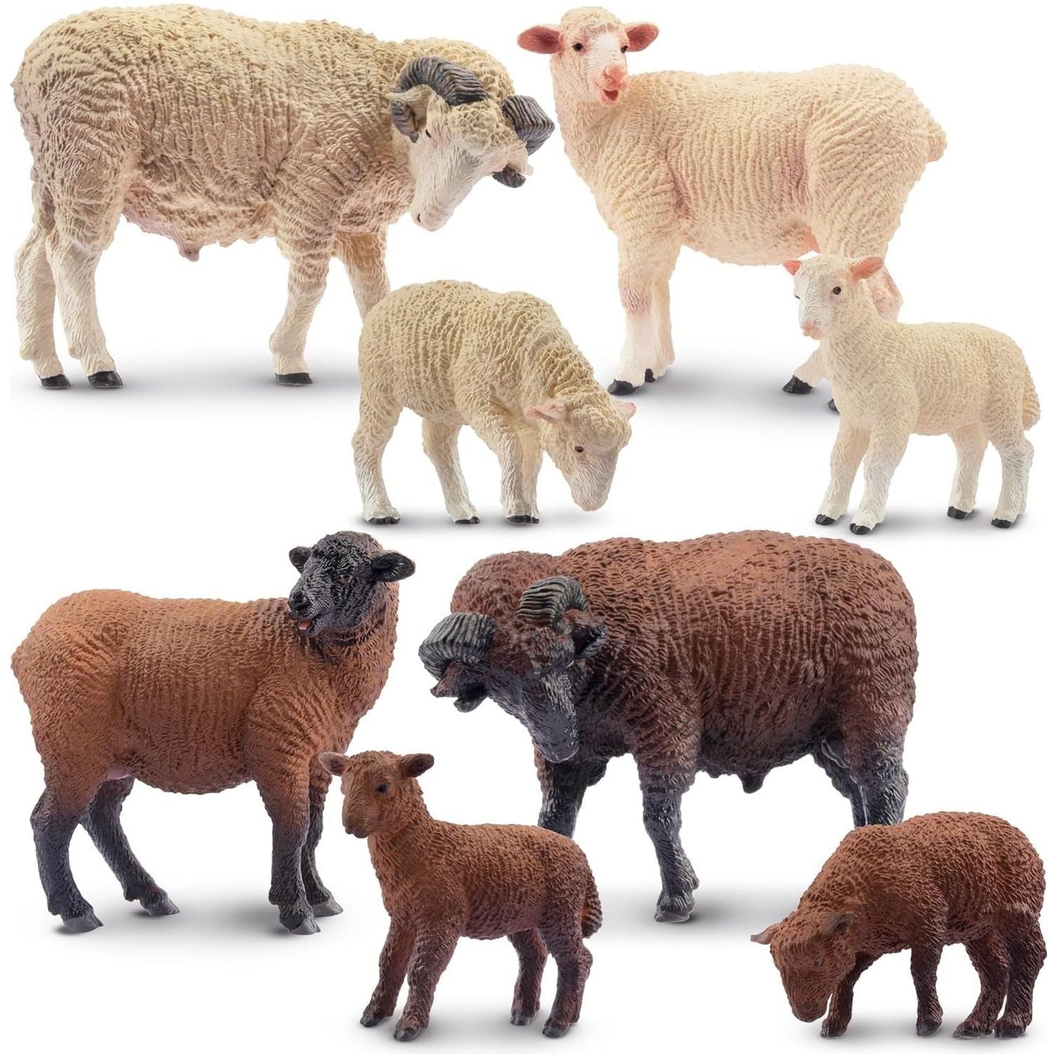 Sheep Family Animal Figures