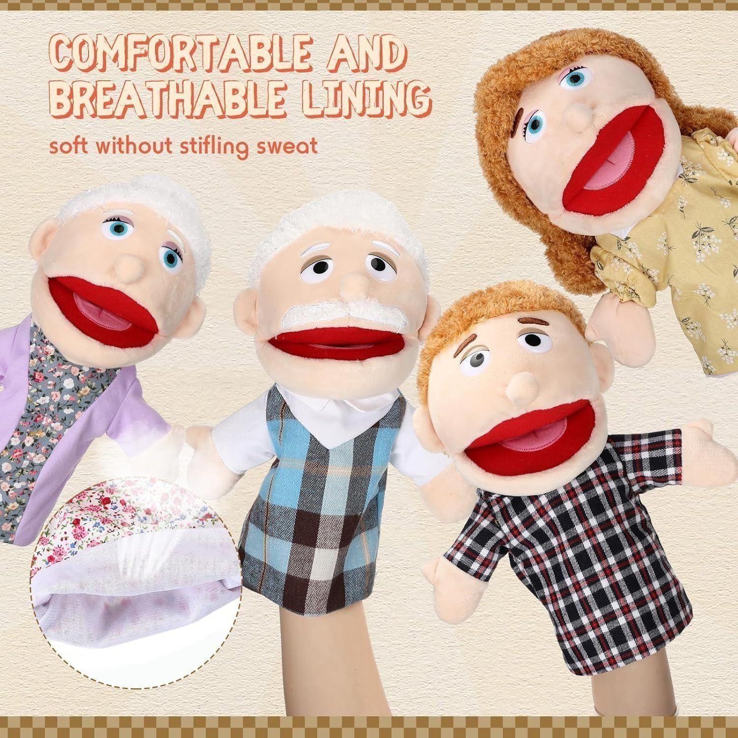 Family Hand Puppet Set (6 Count)