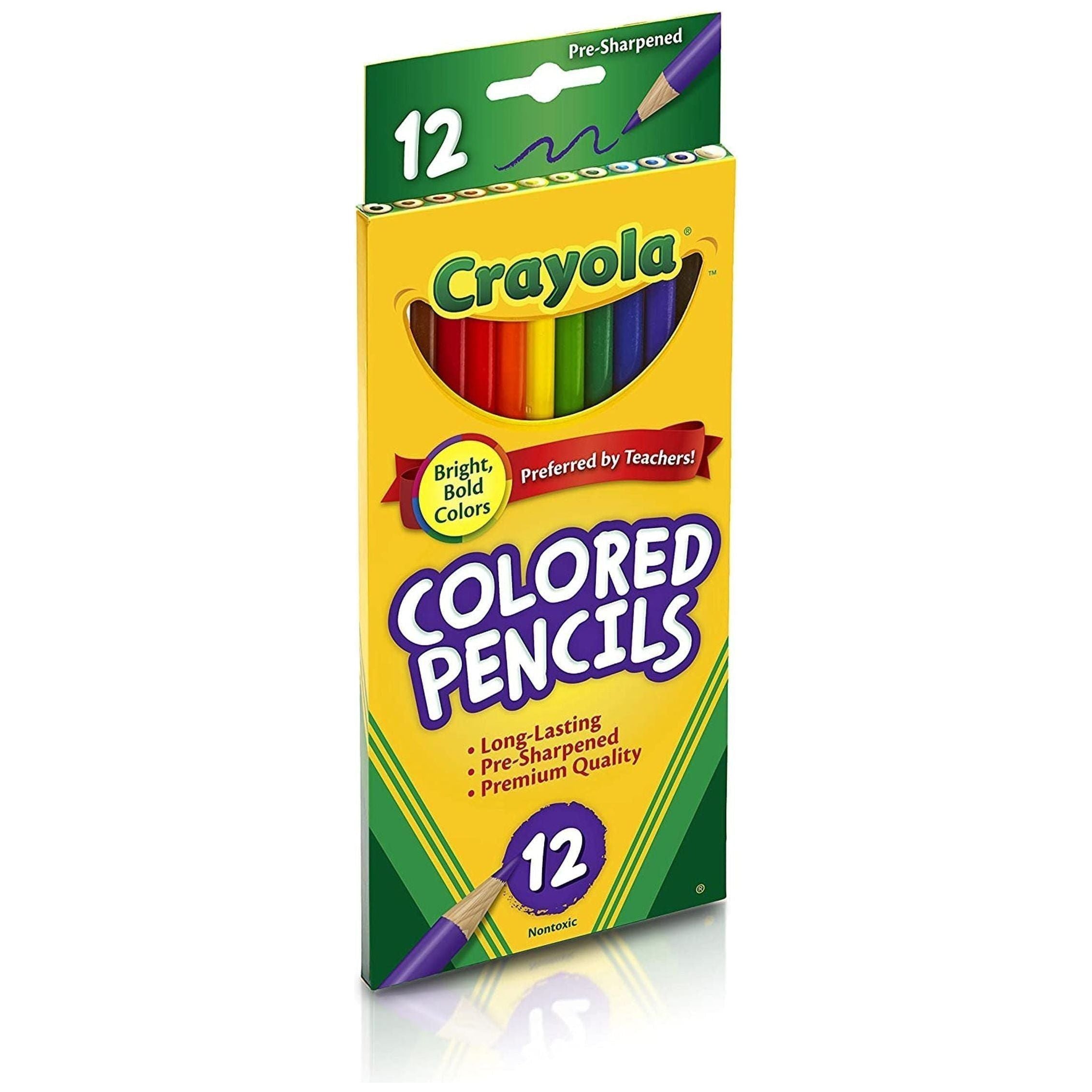 Back to School Supplies, Grades 3-5, Ages 7, 8, 9, 10, Contains 24 Crayons, 10 Washable Broad Line Markers, and 12 Colored Pencils [Amazon Exclusive]