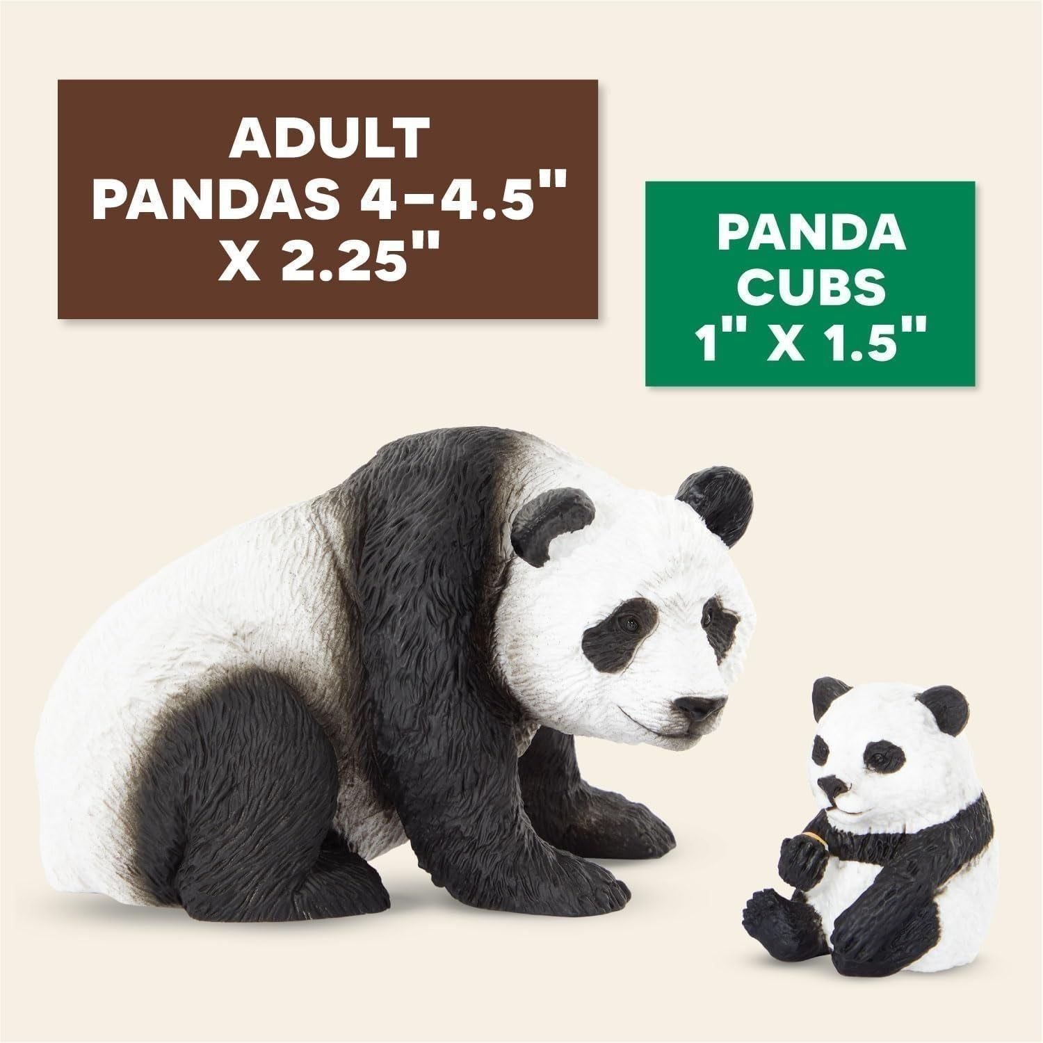 Panda Family Animal Figures