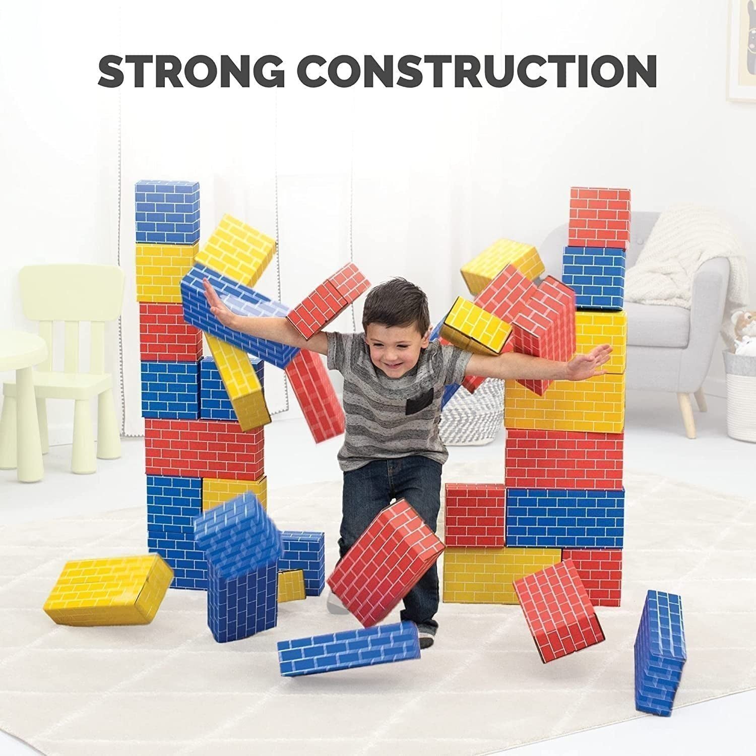 Cardboard Construction Building Blocks